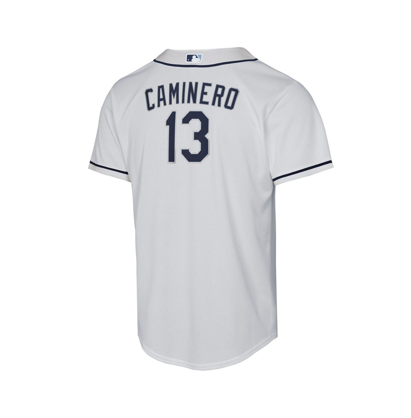 Детское джерси Nike Junior Caminero Tampa Bay Rays Home Replica Player, цвет белый — фото 3