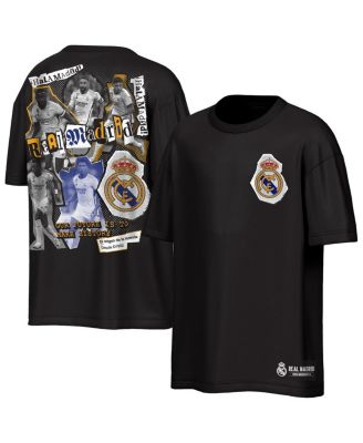 Men's Black Real Madrid Oversized Ransom T-Shirt