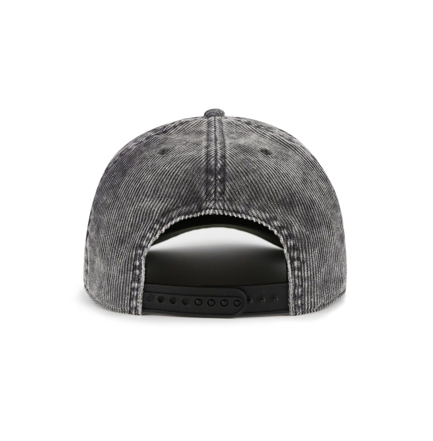 Мужской головной убор '47 Brand Charcoal Los Angeles Lakers Reclaim Snow Wash Corduroy Adjustable Hitch Hat — фото 3
