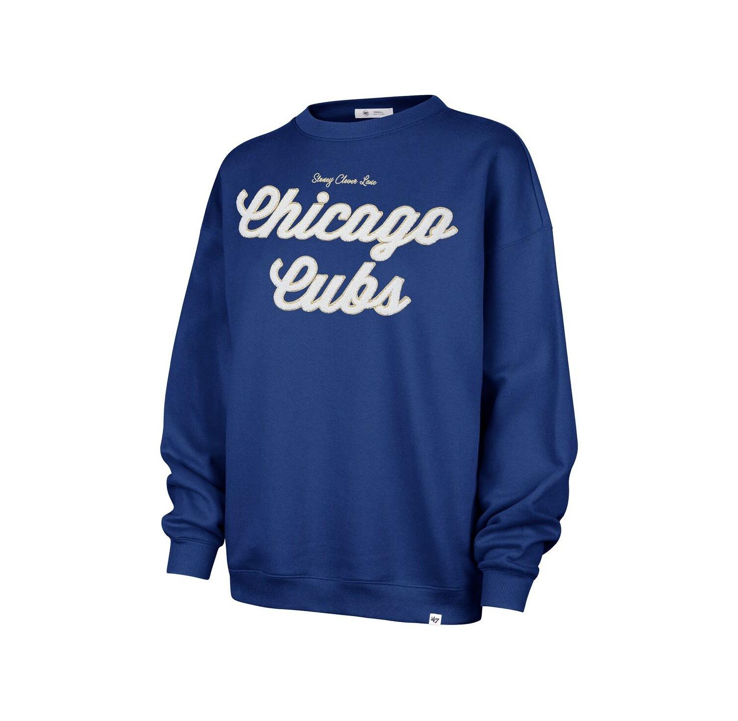 Stoney Clover Lane X Women's Royal Chicago Cubs Oversized Sweatshirt
