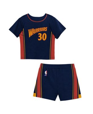 Toddler Stephen Curry Navy Golden State Warriors Play by Place T-Shirt & Shorts Set