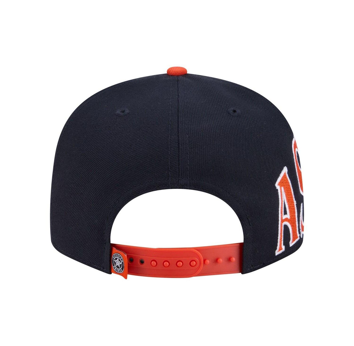Men's Navy/Orange Houston Astros Stretched Two-Tone 9FIFTY Adjustable Hat