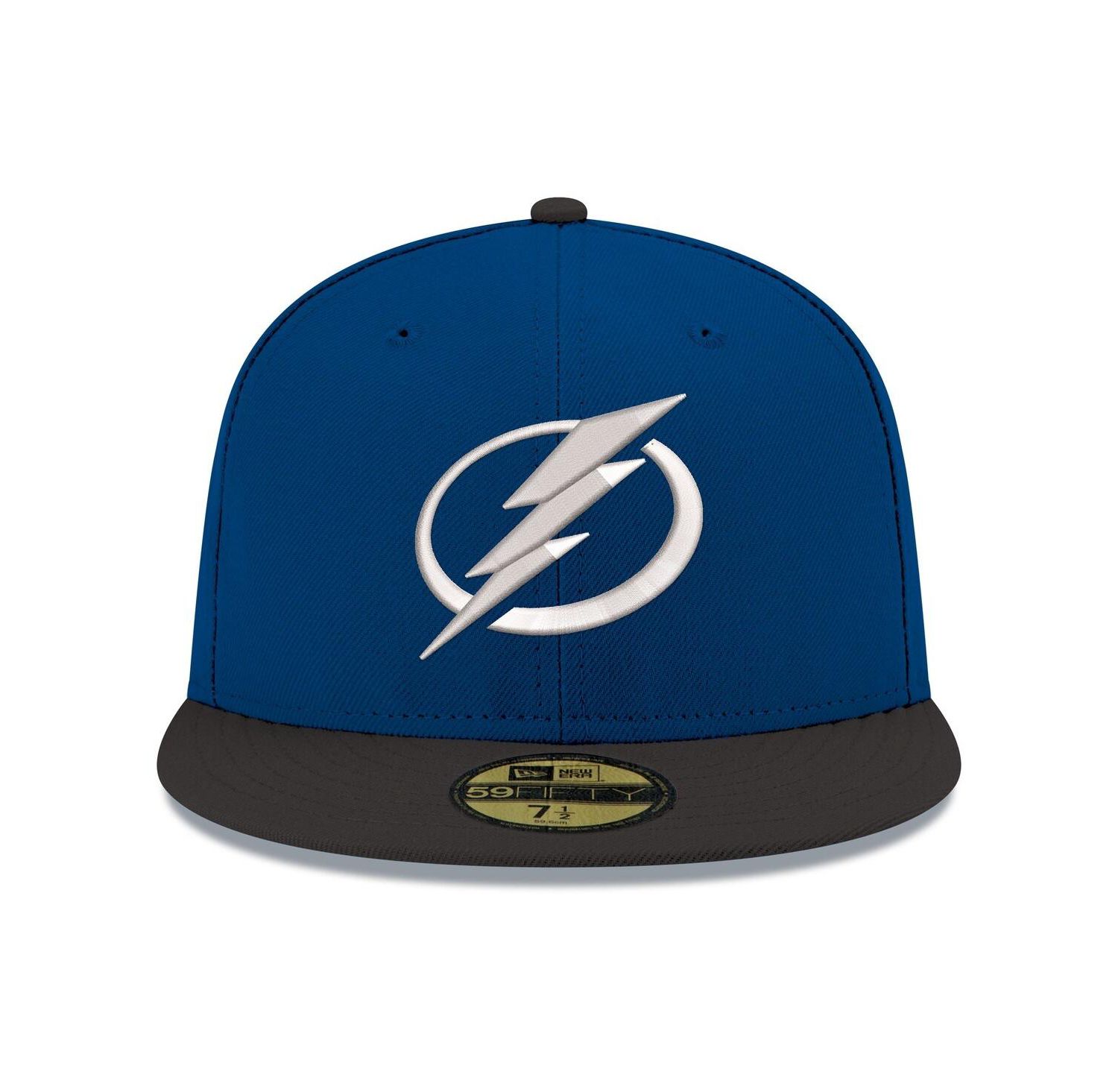 Men's Blue Tampa Bay Lightning Core Logo Two-Tone 59FIFTY Fitted Hat