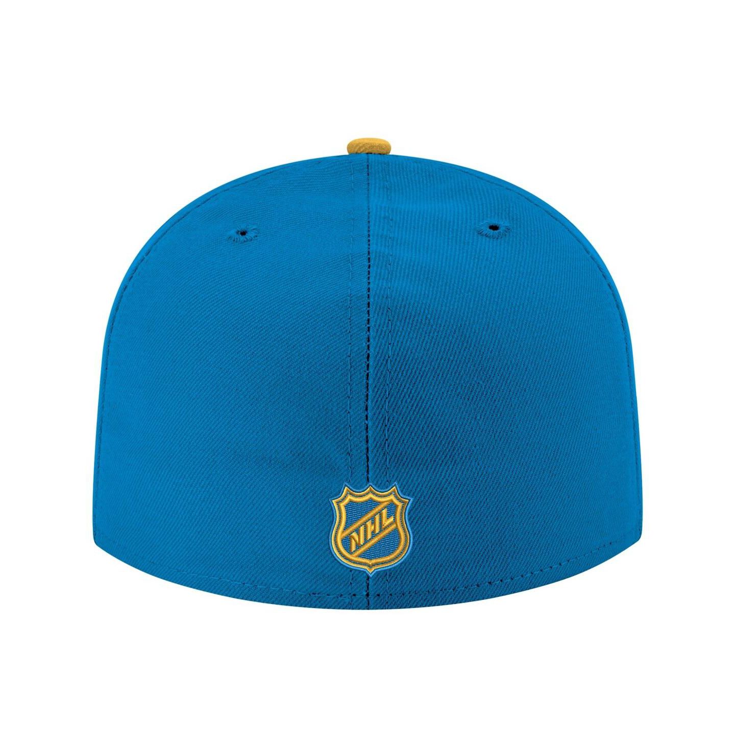 Мужская кепка New Era Blue St. Louis Blues Core Logo Two-Tone 59FIFTY Fitted Hat — фото 4