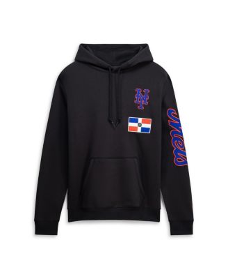 Men's Black New York Mets Dominican Republic Country Flag Hoodie