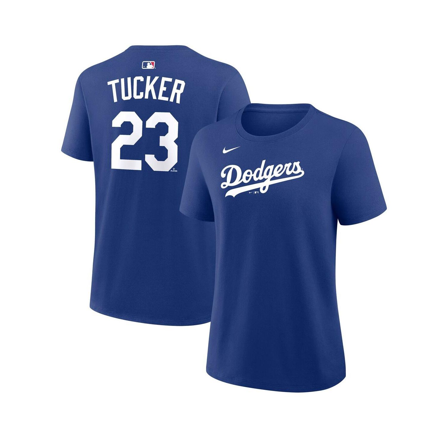 Women's Kyle Tucker Royal Los Angeles Dodgers Name & Number T-Shirt