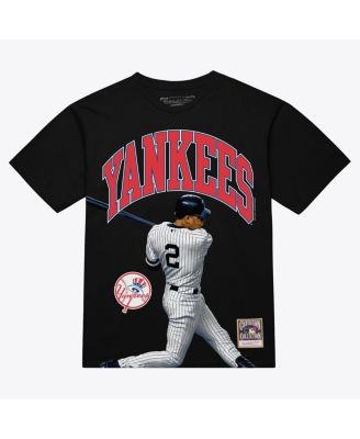 Men's Derek Jeter Black New York Yankees Photo Arch Player Graphic T-Shirt
