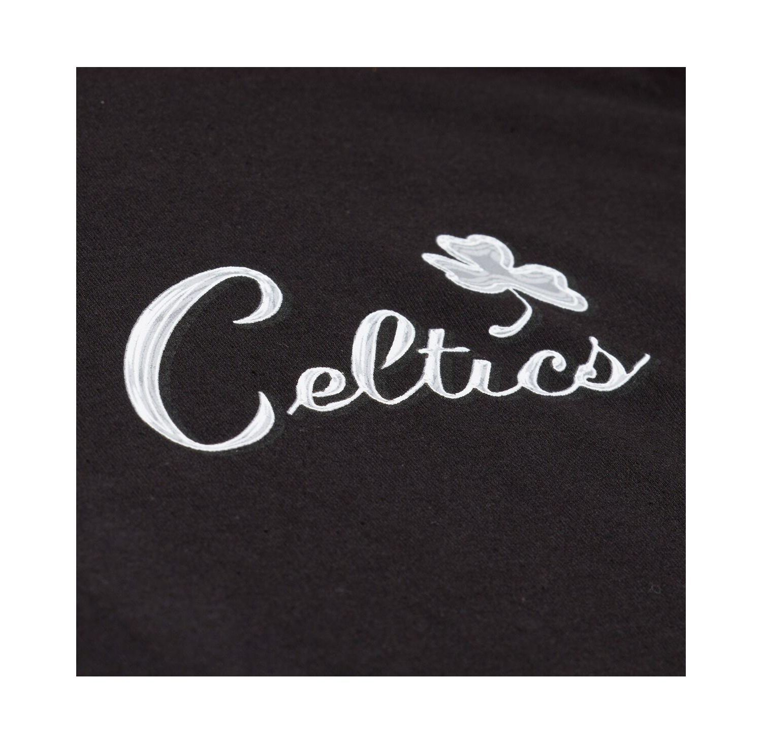 Men's Black Boston Celtics Chrome Heritage T-Shirt