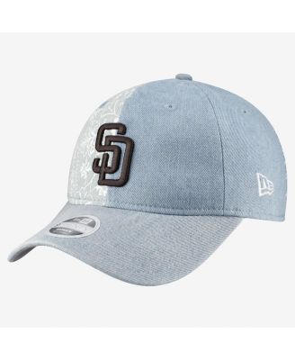 Women's San Diego Padres Denim Patchwork 9TWENTY Adjustable Hat
