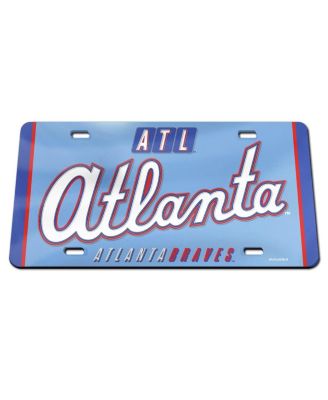 Atlanta Braves 2026 City Connect Laser Cut Acrylic License Plate