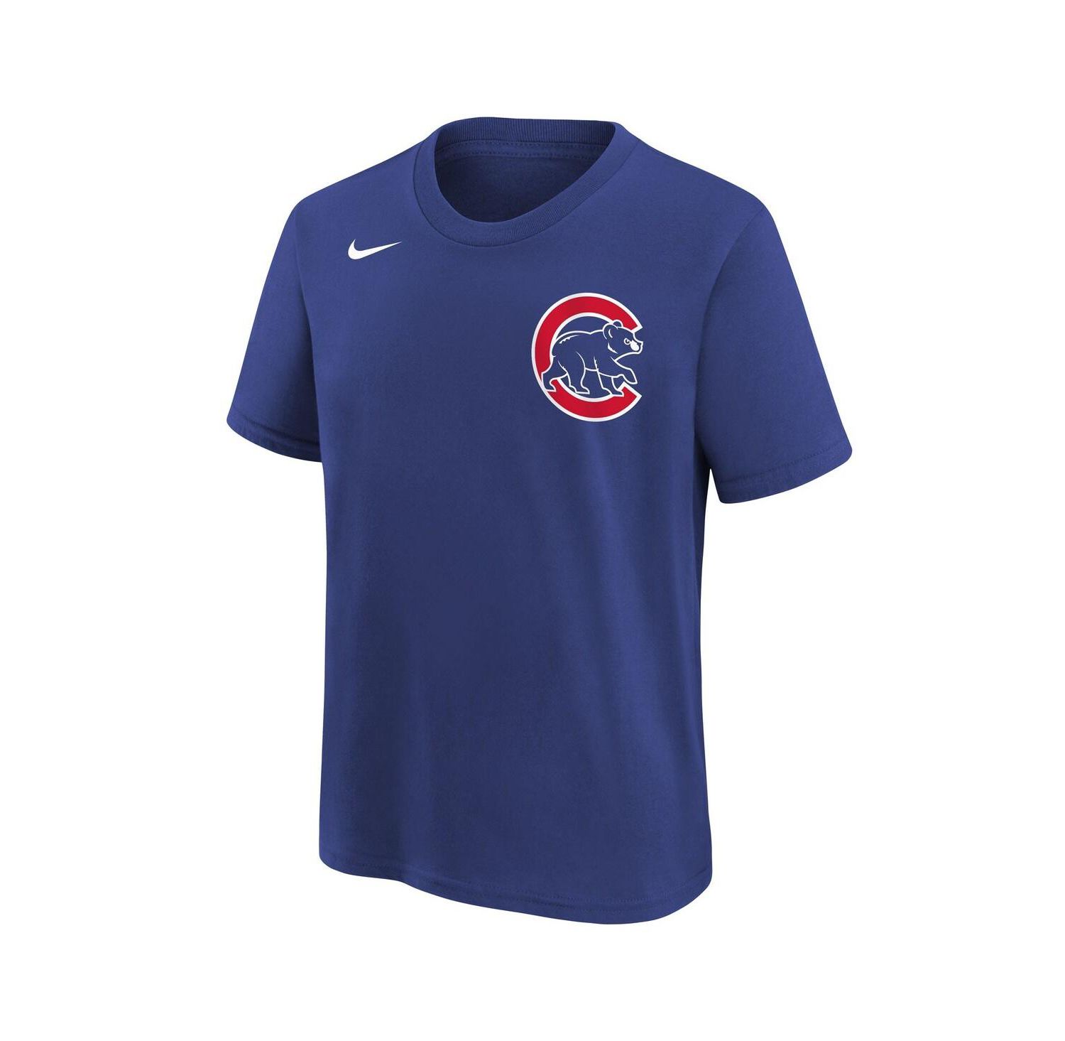 Big Boys and Girls Alex Bregman Royal Chicago Cubs Name & Number T-Shirt