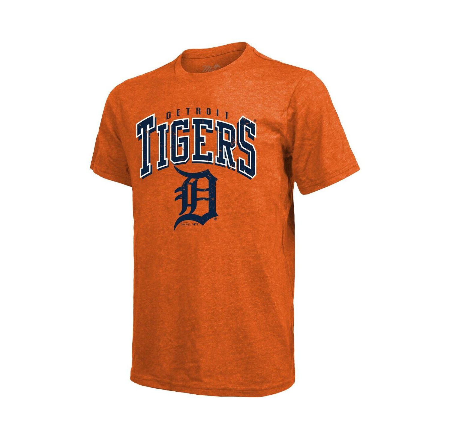 Men's Tarik Skubal Orange Detroit Tigers Triblend Name & Number T-Shirt