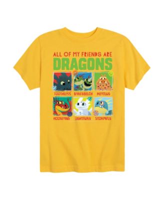 How to Train Your Dragon Toddler Boys' 2T-5 Short-Sleeve T-Shirt - Yellow