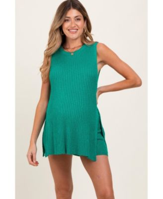 Maternity Jade Knit Sleeveless Sweater Shorts Set