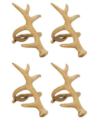 Antler Napkin Rings, Set of 4