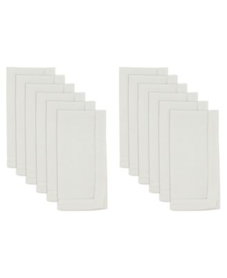 Hemstitched Border Napkins, Set of 12