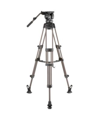 3 Section Aluminum Tripod with H65B Head and BR 6B Mid Level Spreader