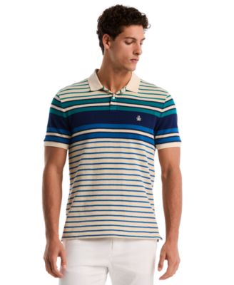 Men's Engineered Stripe Polo Shirt
