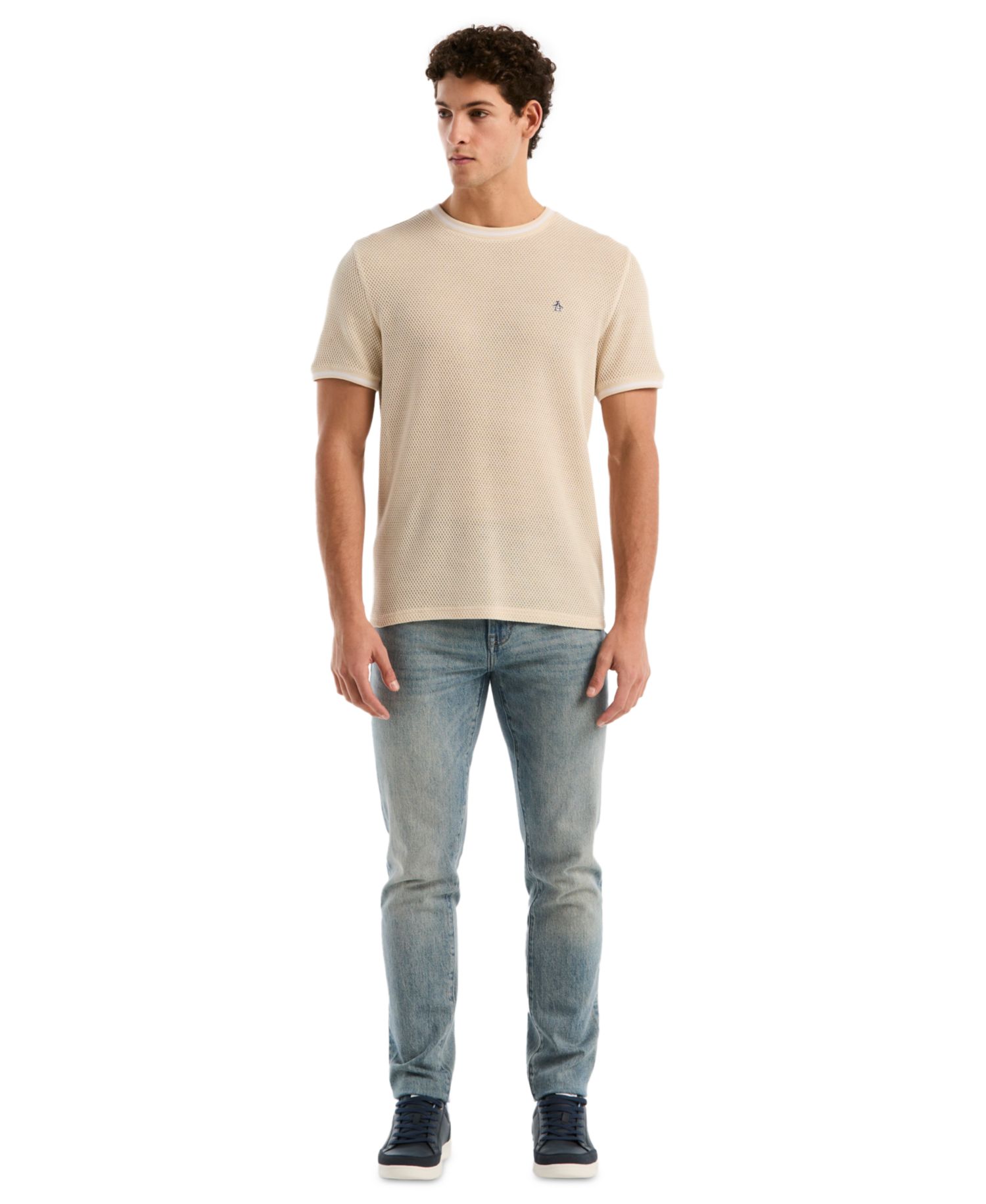 Men's Jacquard Honeycomb T-Shirt