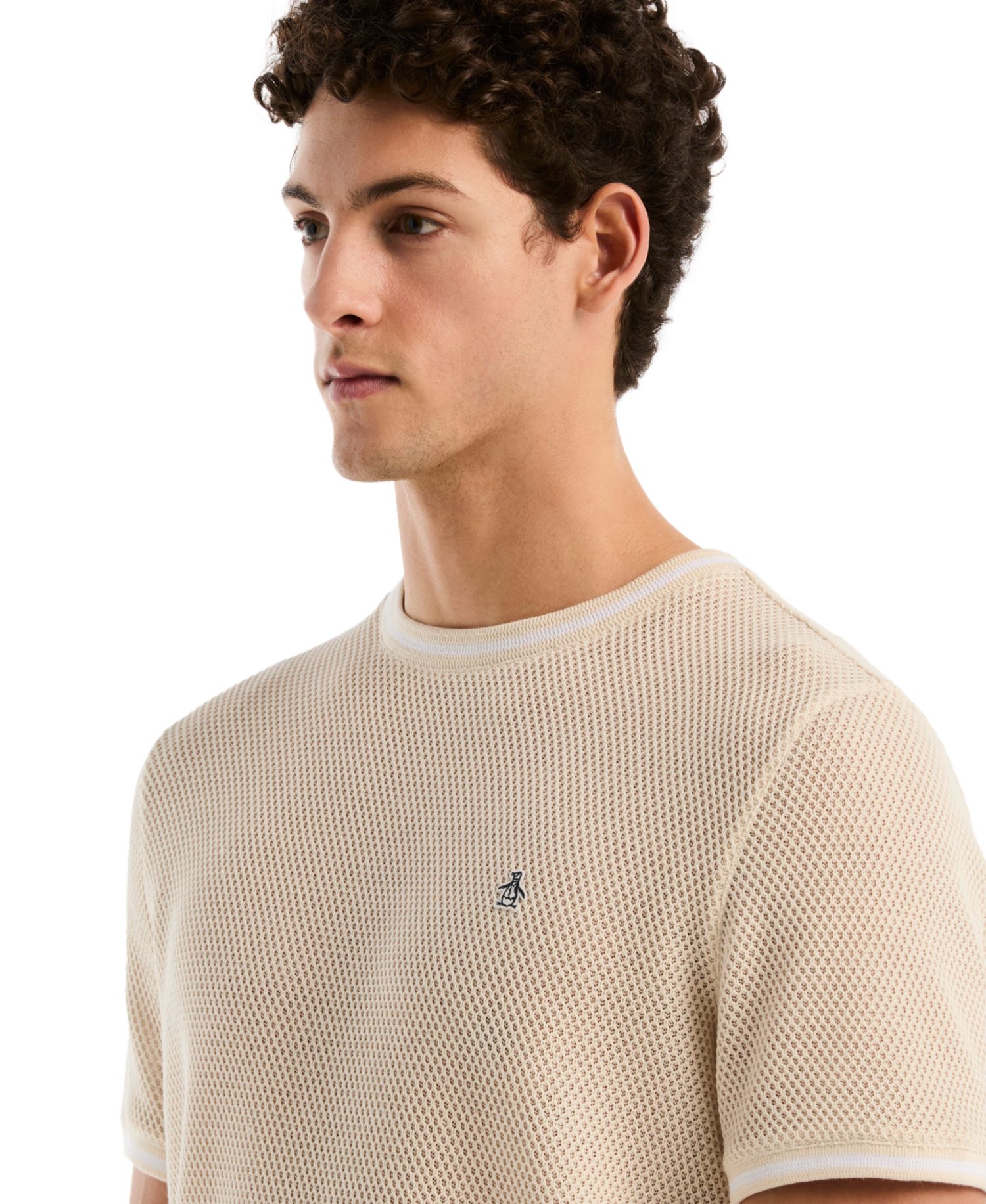 Men's Jacquard Honeycomb T-Shirt