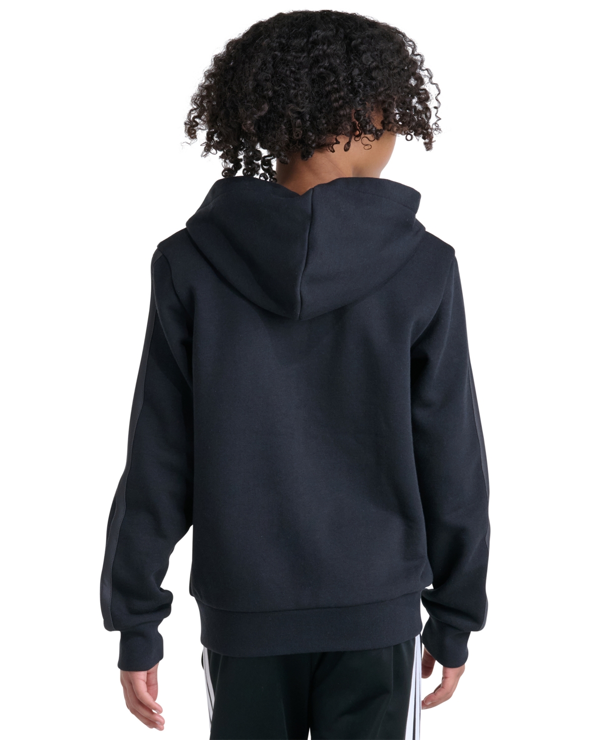 adidas Boys' 8-20 Full-Zip Long-Sleeve Hoodie