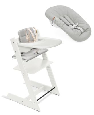 Baby Tripp Trapp Highchair with Cushion, Tray and Newborn Set