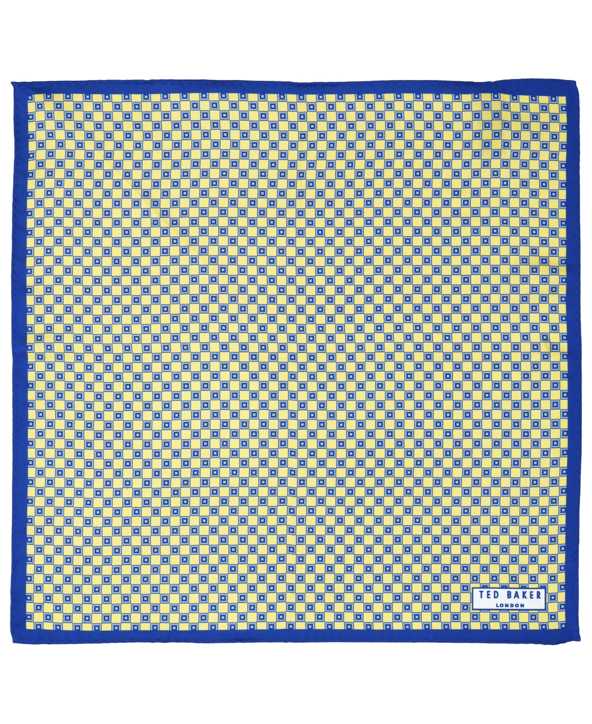 Ted Baker Men's Square Neat Pattern Pocket Square