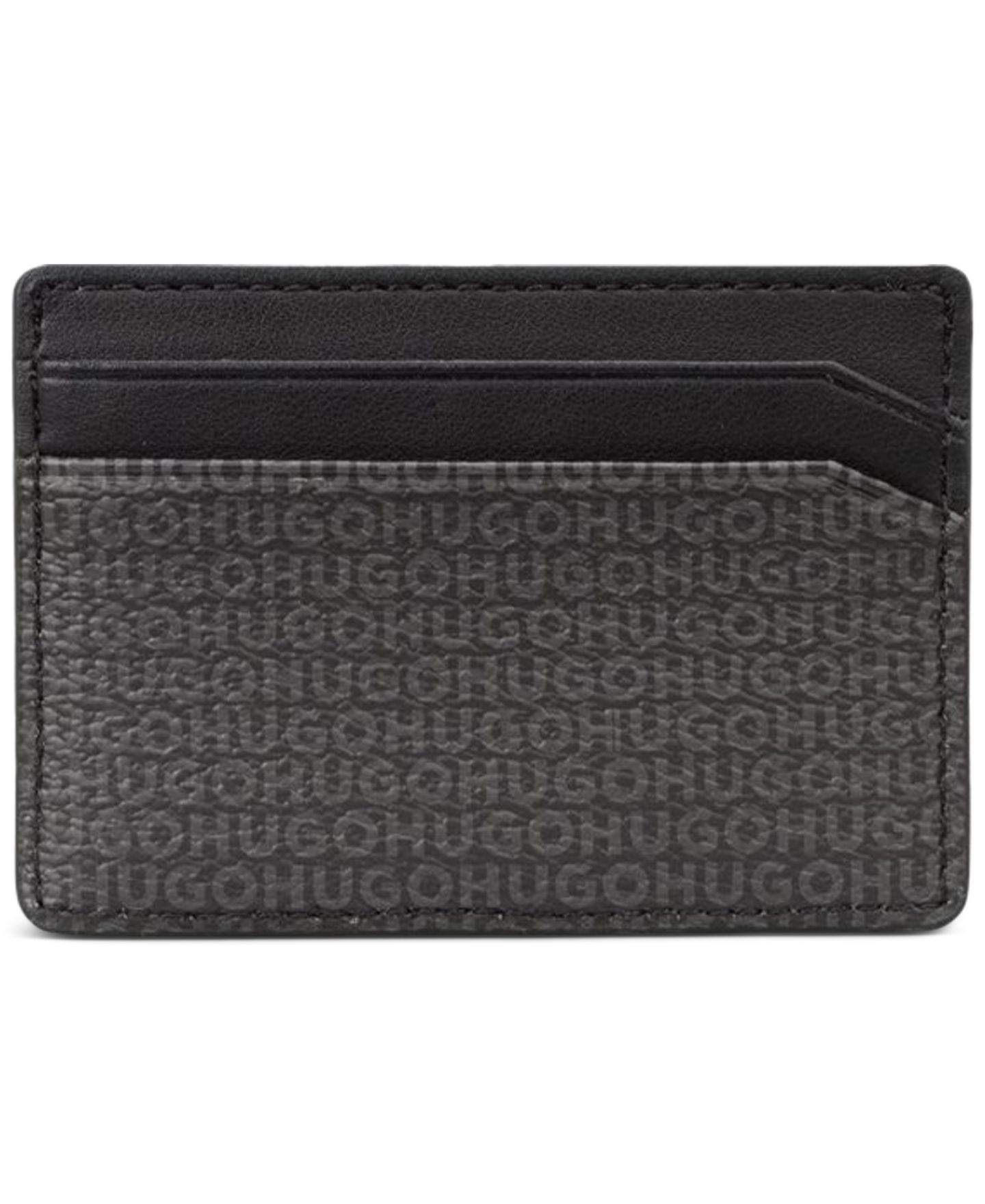 Мужской кошелёк Hugo Boss Quantic Open Face Card Wallet, цвет: Чёрный — фото 2