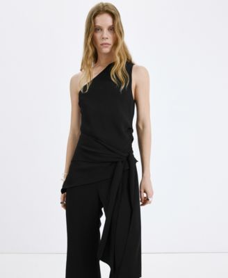 Women's Bow Asymmetrical Jumpsuit