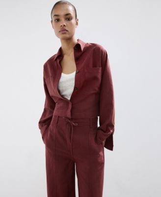 Women's Pocket Lyocell Overshirt