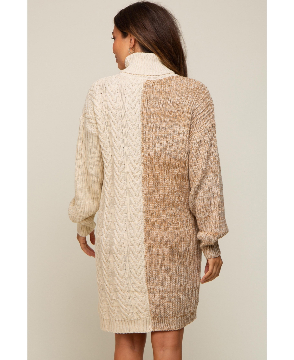 Pinkblush Maternity Turtleneck Sweater Dress