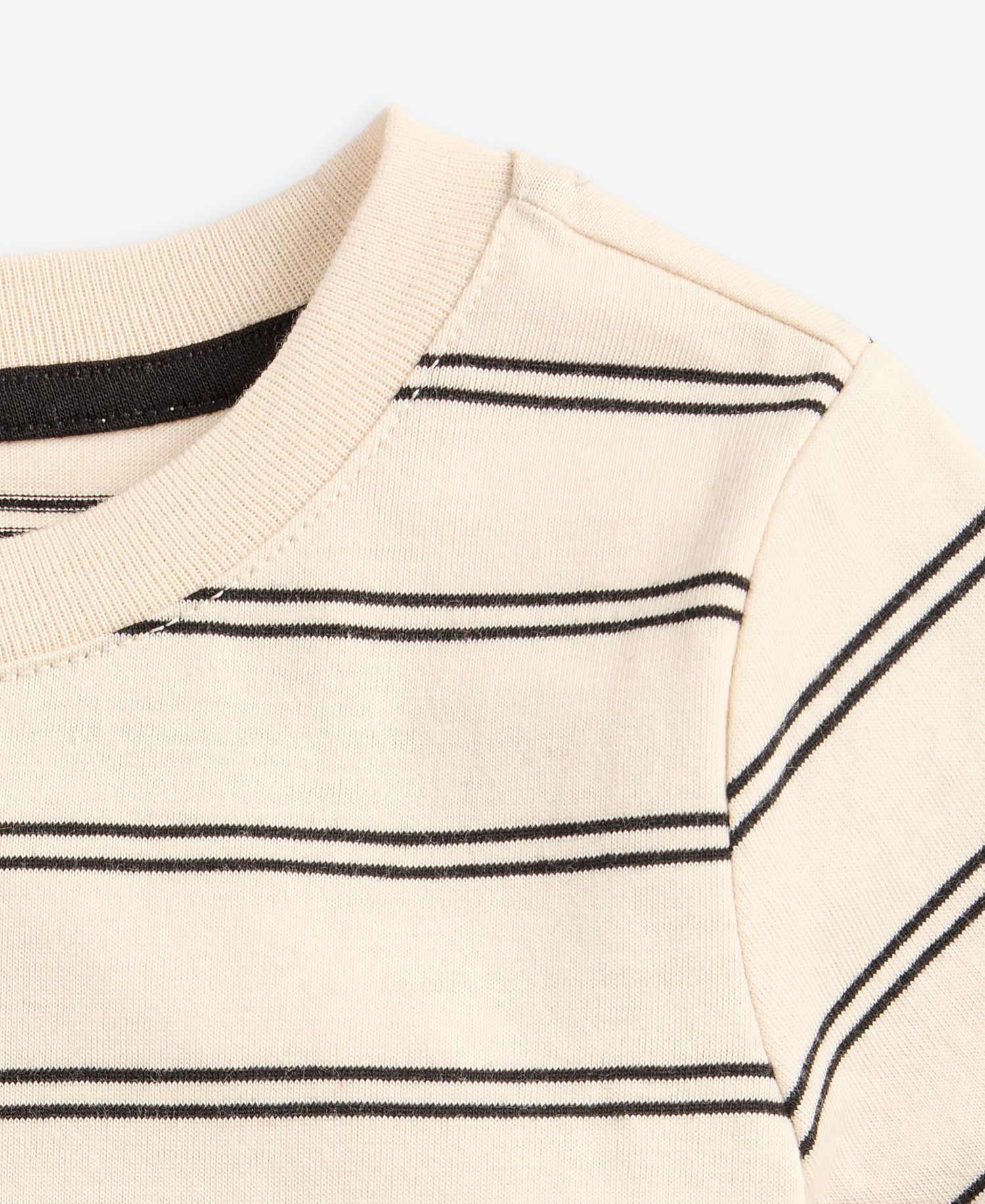 Toddler Boys' 12M-5T Double-Stripe Short-Sleeve T-Shirt