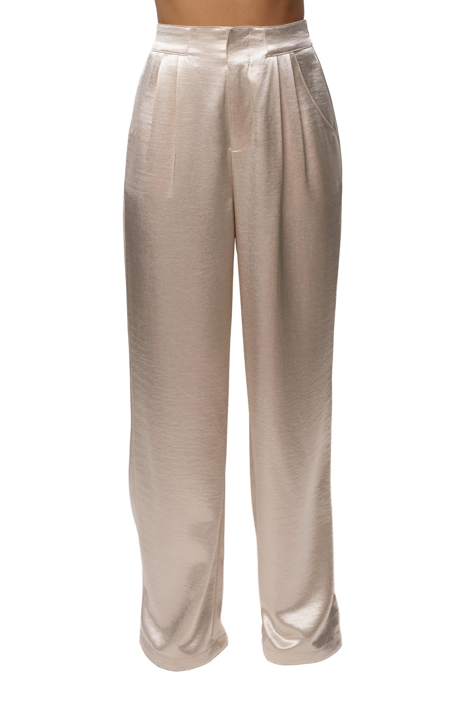 Womens Thea Satin Pants