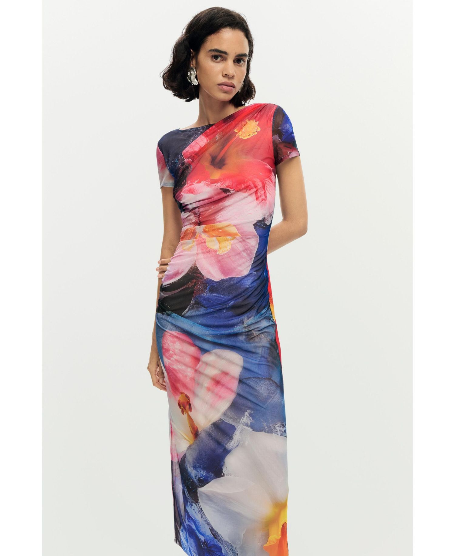Women's Short Sleeve printed dress