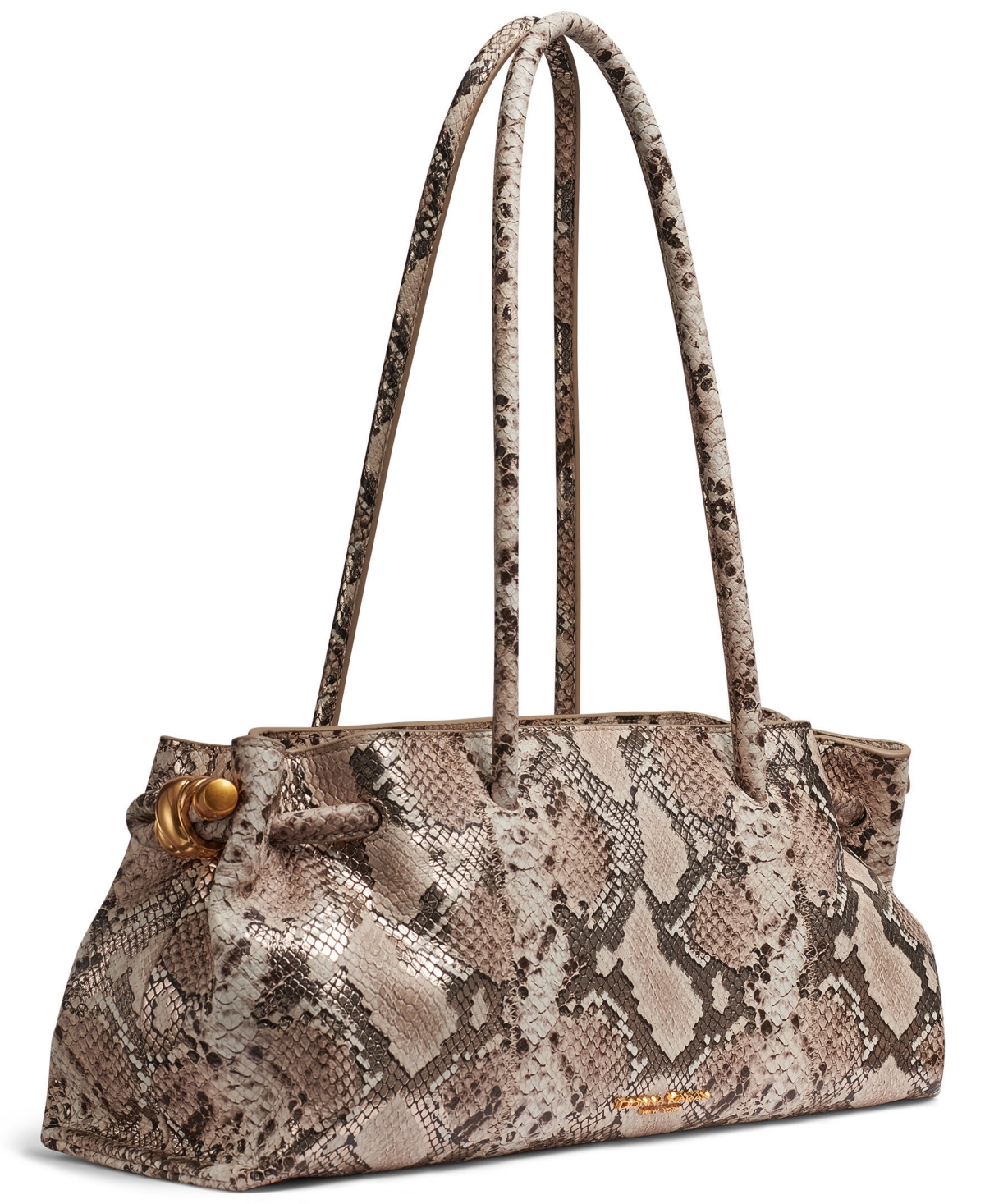 Donna Karan New York Cashmere Python Large Tote Handbag