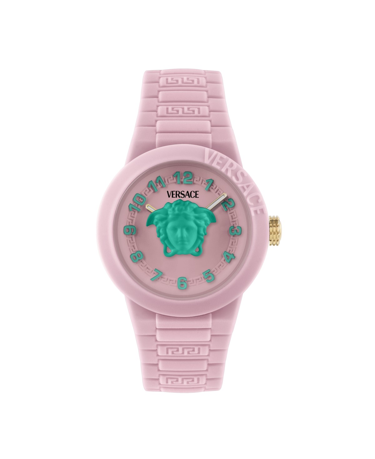 Versace Kid's V-Pop Pink Silicone Strap Watch 34mm — фото 1
