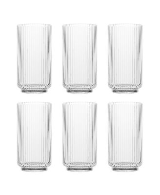 Mesa Acrylic Drinking Glasses, Set of 6