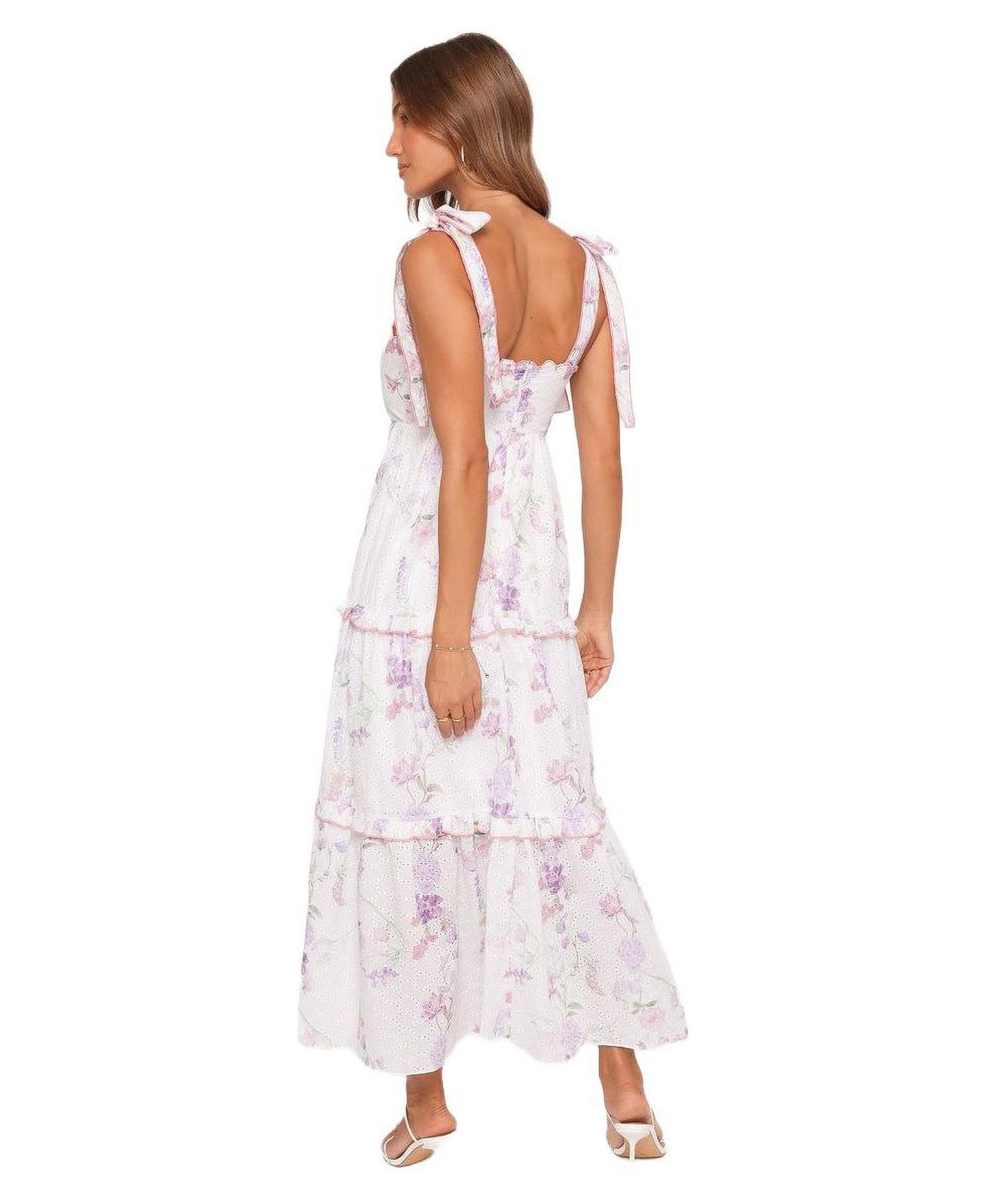 Женское платье Petal and Pup Aurelia Maxi, цвет: Фиолетовый с принтом — фото 2