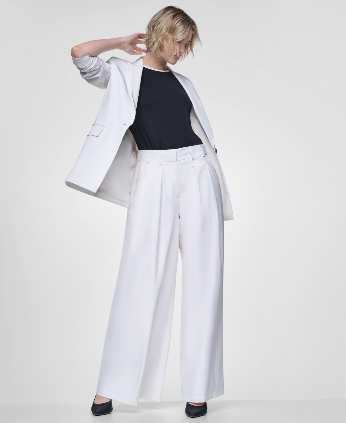 Dkny Women's Everyday One-Button Blazer
