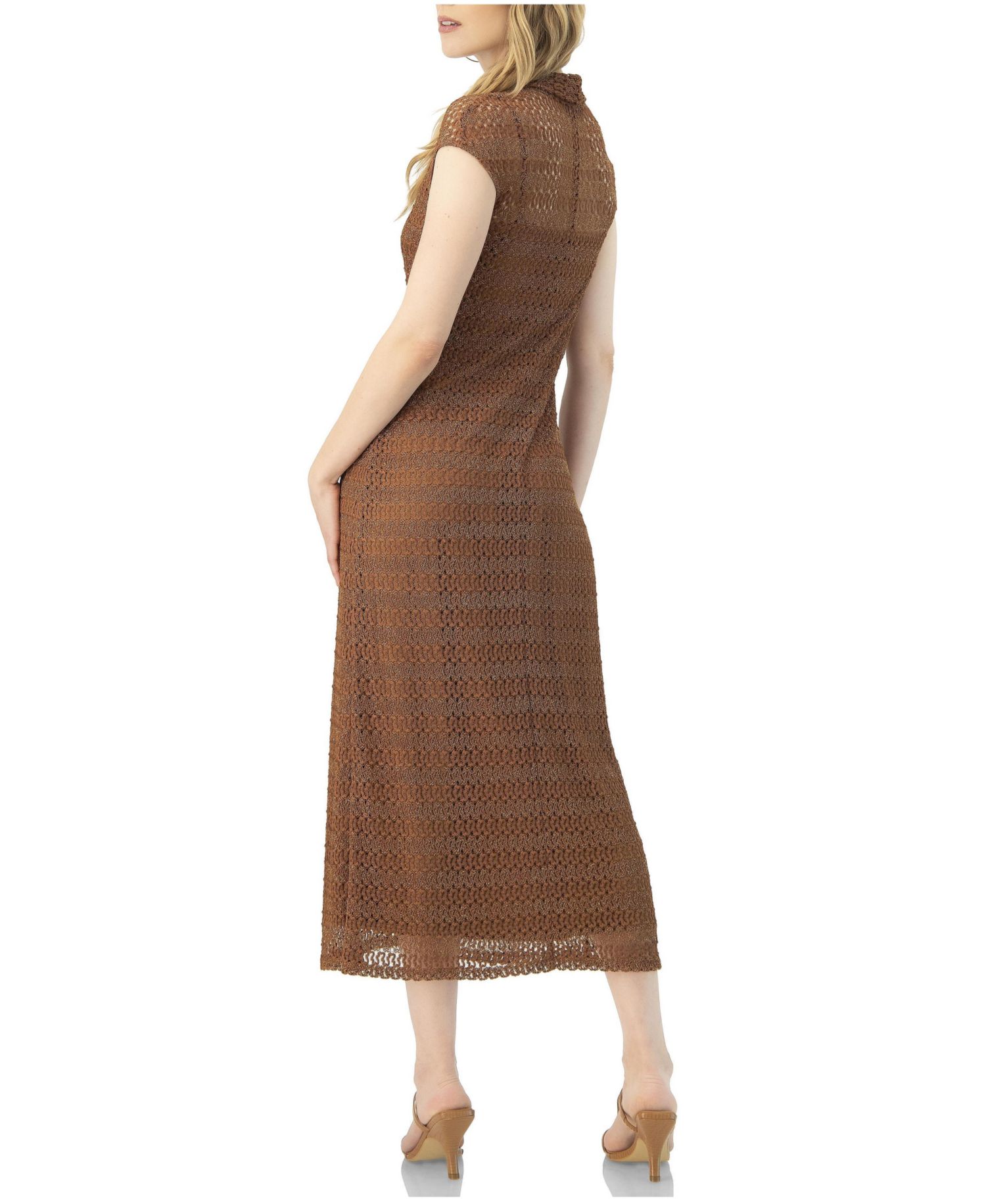 Women's Long Knitted Off-Shoulder Dress