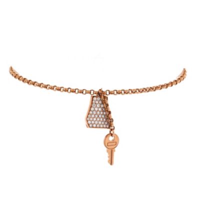 Pre-Owned Hermes Kelly Clochette Chain Bracelet - 18k rose gold 4465$