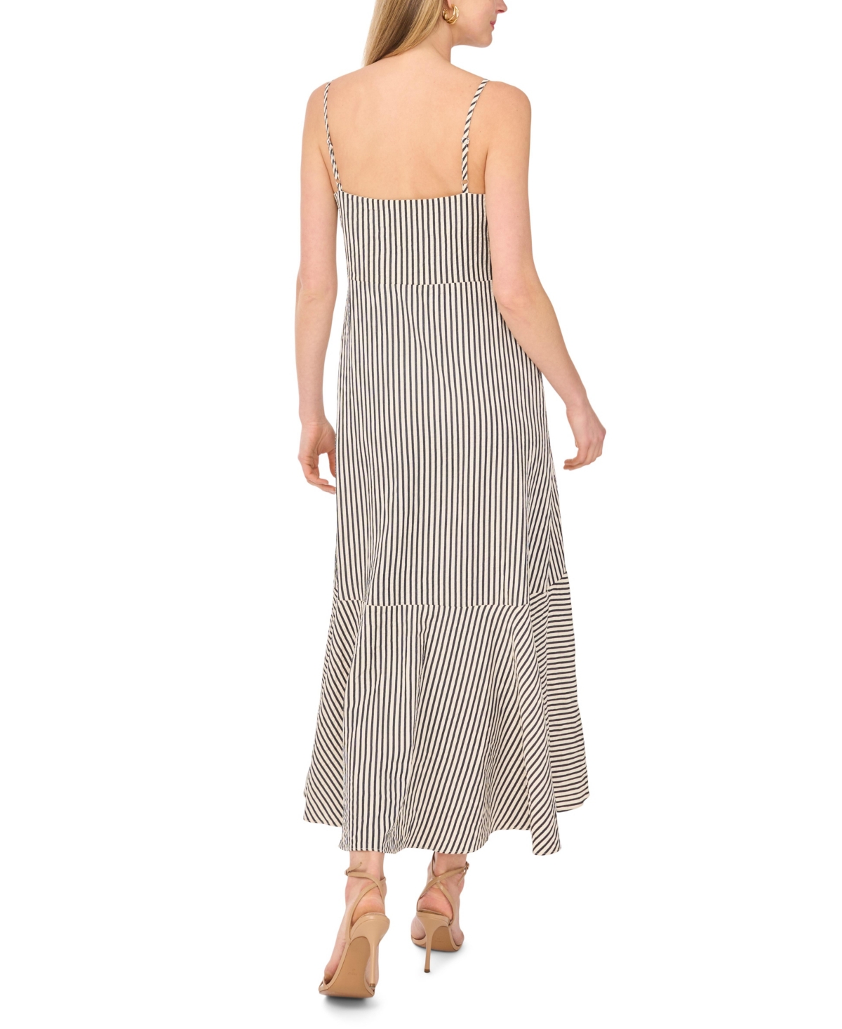 Vince Camuto Women's Sleeveless V-Neck High-Low Dress