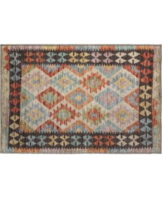 Mayfield Machine Washable AMF1915 1'8"x2'6" Area Rug