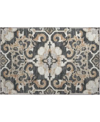 Mayfield Machine Washable AMF1947 1'8"x2'6" Area Rug