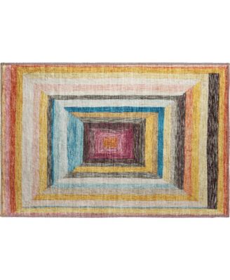 Mayfield Machine Washable AMF1957 1'8"x2'6" Area Rug