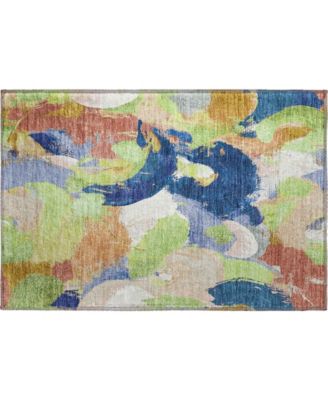 Mayfield Machine Washable AMF1965 1'8"x2'6" Area Rug