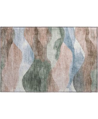 Mayfield Machine Washable AMF1966 1'8"x2'6" Area Rug