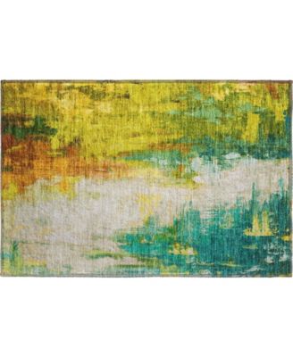 Mayfield Machine Washable AMF1977 1'8"x2'6" Area Rug