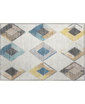 Mayfield Machine Washable AMF2004 1'8"x2'6" Area Rug