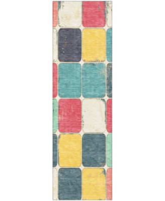 Mayfield Machine Washable AMF1948 2'3"x7'6" Runner